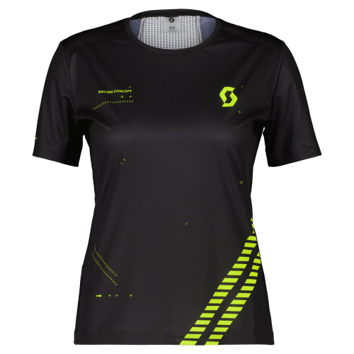 SCOTT - Shirt Women's RC Run Short Sleeves - Black/Yellow